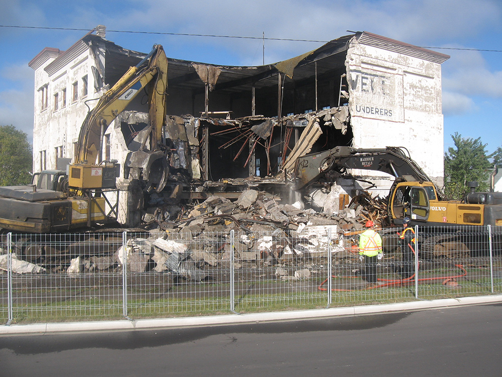 Prime Terra Group demolition of Dresswell building