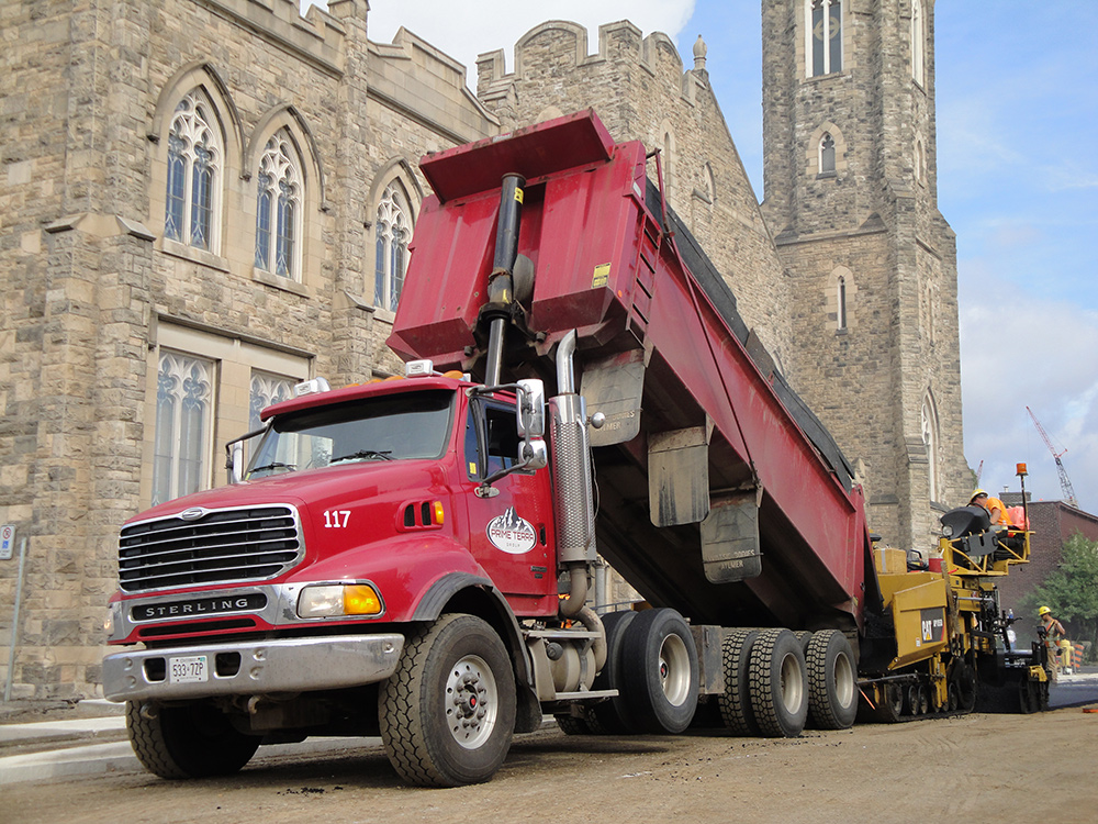 Prime Terra Group Truck Brodie Steet Road Construction